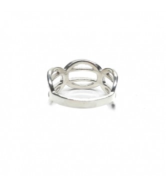 R002244 Handmade Sterling Plain Simple Silver Stylish Ring Genuine Solid Stamped 925